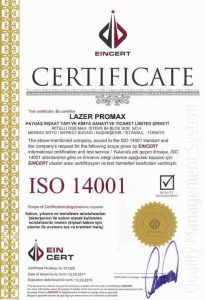 ISO 14001 BELGESİ